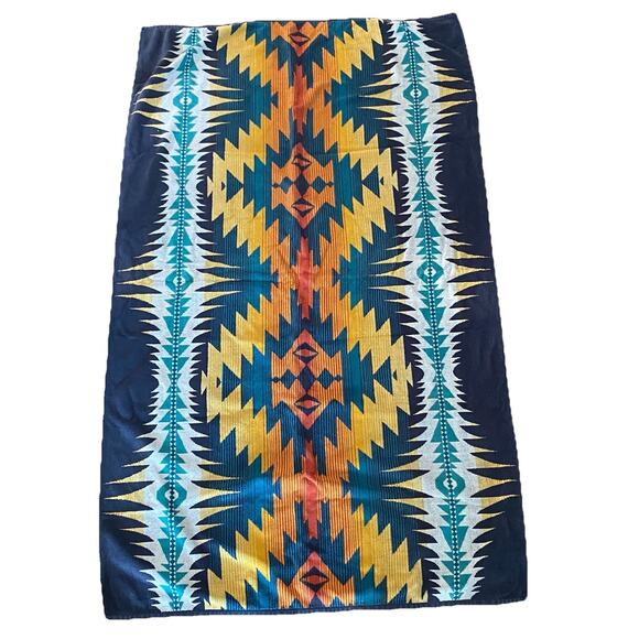 Pendleton Home Collection Aztec Cotton Beach Towel 62.75”X 38” Oversized Spa - Picture 1 of 6